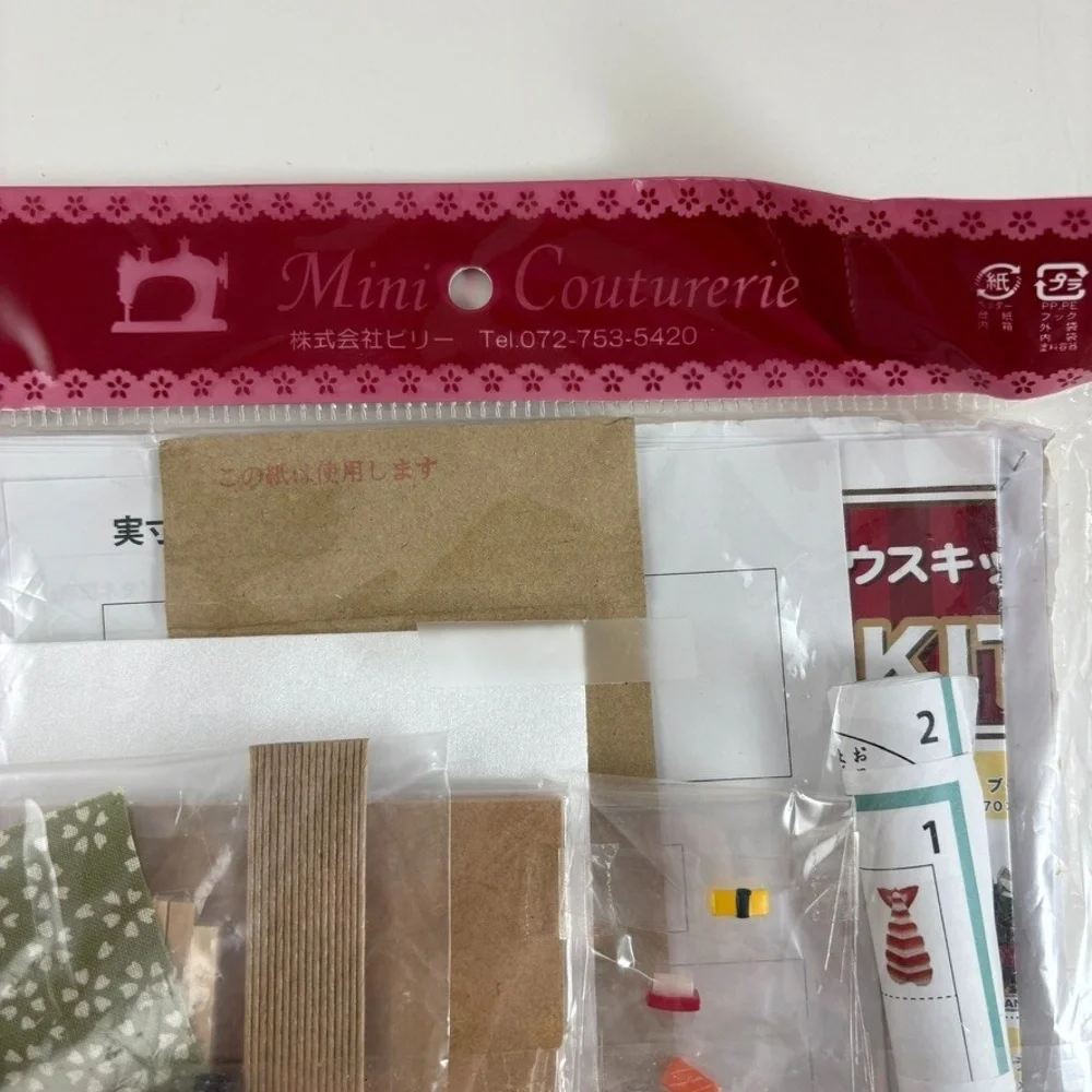 NEW Sealed Billy Dollhouse DIY Japanese‎ Sushi Restaurant Figure Model Craft Kit